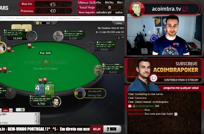 André Coimbra vai transmitir eventos do SECOOP no Twitch