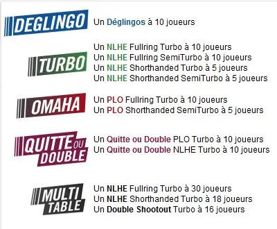 Winamax fr : Feria Sit'n'Go à 2€, Finale MTT à 10.000€ 101