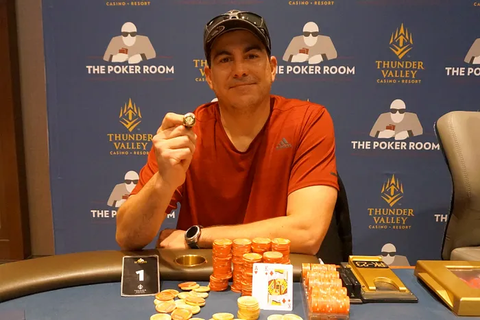 Adam Dunkle won the WSOPC Thunder Valley Casino Championship.