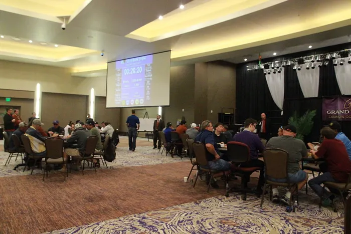 Final four tables of MSPT Grand Falls.