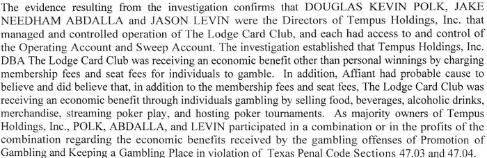 Lodge Card Club Texas