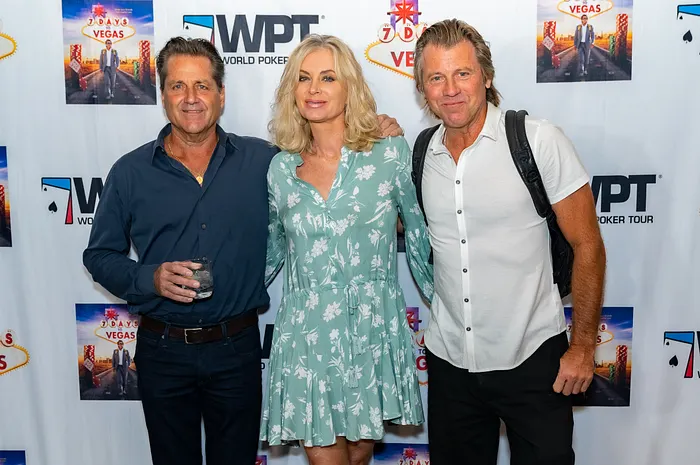 Vince Van Patten (right), with his wife and brother, who co-starred in his new film.