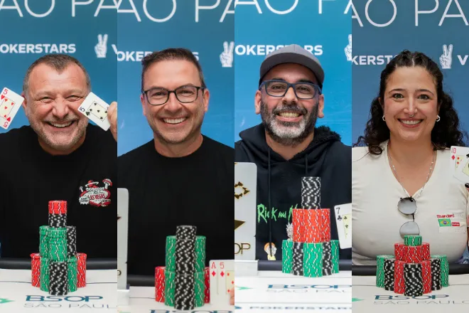 X, Rodrigo Scalabrin, Felipe Urban e Bruna Esteves