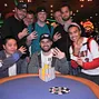 Kyle Cartwright winning his fourth gold ring along with AP Phahurat (right) who placed second. Picture courtesy of WSOP.