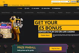 betfair casino screenshot