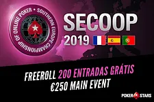 Garante o teu lugar no Freeroll com 200 Entradas para o SECOOP Main Event