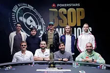 João Vieira na Mesa Final do BSOP Millions Championship
