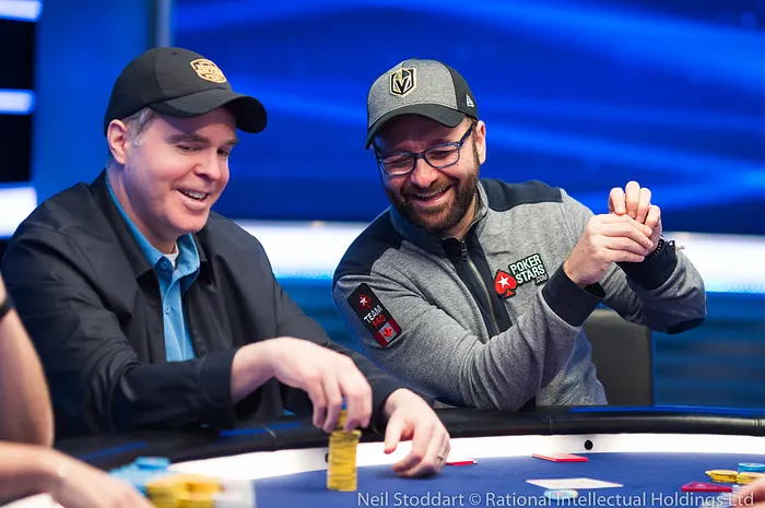 Cary Katz and Daniel Negreanu