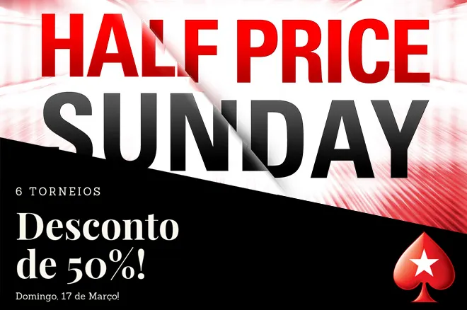 Half Price Sunday na PokerStars.pt