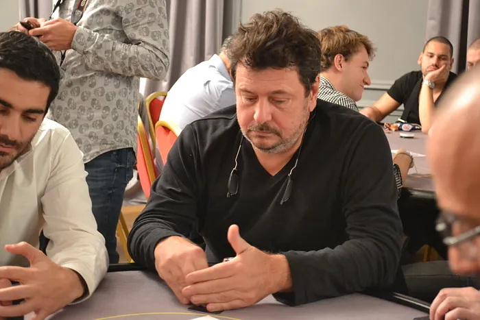 Eric Sfez lors du tournoi caritatif pour les "Rois du monde" / Copyright Julien Tissot