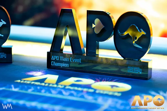 Australian Poker Open Main Event Trophy