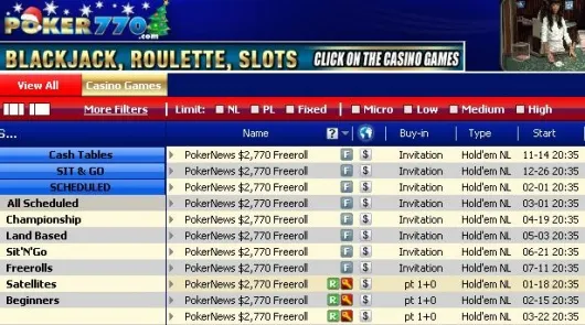 Hoje às 19:35 ,770 PokerNews Cash Freeroll na Poker770! 101