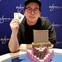 Finishing on top of the 313 player opening event field, Gabriel Jin Goh negotiated a 3-way deal, including $17,000 and the first of 17 Wynn Millions Trophies.