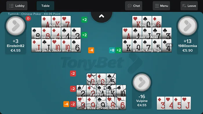 TonyBet screenshot