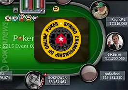 PokerStars SCOOP Event 2 (Spring Championship of Online Poker du 2 au 16 mai 2010)