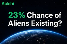 23% chance aliens exist - Kalshi image