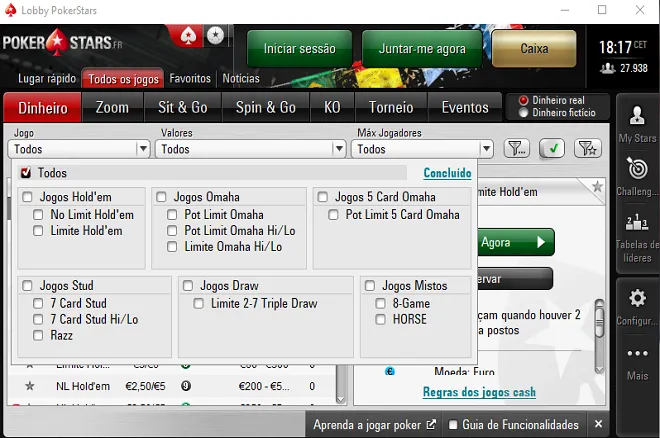PokerStars.FRESPT - Novas Variantes