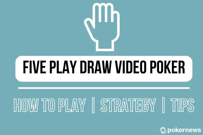 five play draw video poker