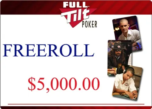Full Tilt Poker - Freeroll $5,000 Jogadores Brasileiros Primeiro Depósito 0001