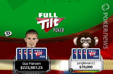 Full Tilt High Stakes : Gus Hansen écrabouille Daniel Cates (vidéo poker)
