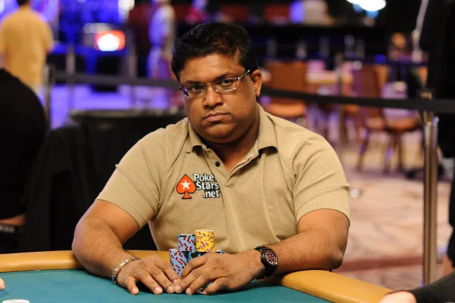 Victor Ramdin is in contention for his first WSOP gold bracelet