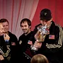 Phil Hellmuth kisses the Caesars Cup