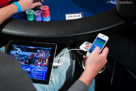 Distractions are essential. Bring as many as you can carry to the EPT. Photo courtesy of the PokerStars Blog.