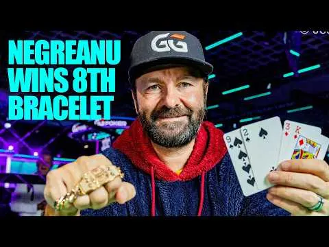 Daniel Negreanu Wins 8th WSOP Bracelet For $2.25m