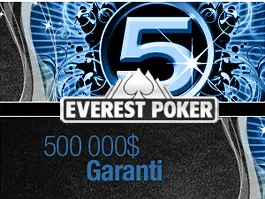 Everest Poker : satellites Steps pour un tournoi 500.000$ garantis à Vegas 0001