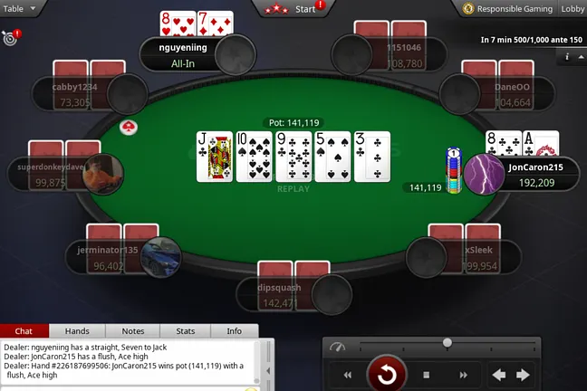 JonCaron215 finds the right river