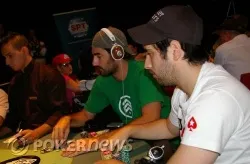 Luigi con Maceiras su sompañero de mesa en la mayor parte del dia de hoy