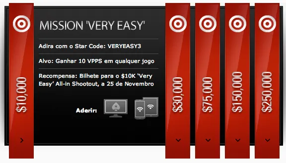 November Mission Weeks na PokerStars - ,000 em Jogo 104