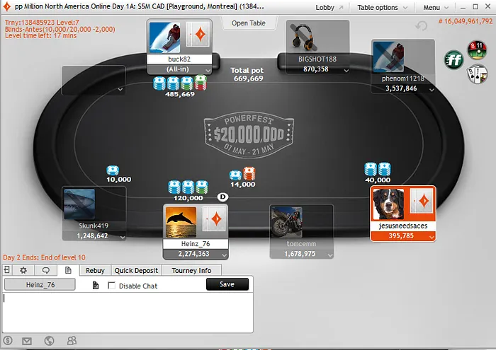 Joao 'Azor_Ahai' Neves Jr Lidera o Dia 1a online do partypoker MILLION North America 101