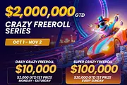 WPT Global's $2 Million Crazy Freeroll Series Returns From Oct. 1