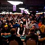 A view of the tables in the Amazon Room during Day 1B of the Main Event.