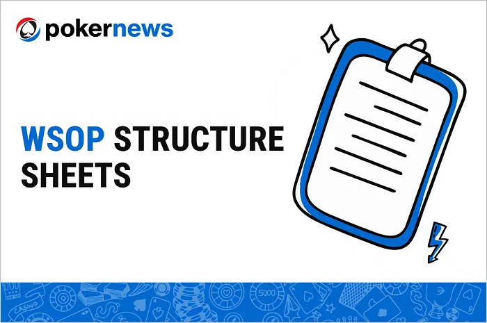 WSOP Structure Sheets