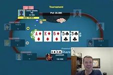 Tough Spot With Two Pair on a Monotone Board