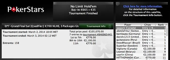 Brasil Samba no PokerStars! 105