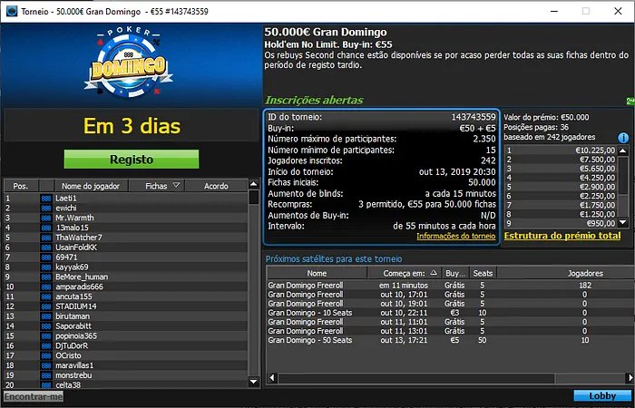 gran domingo 888poker