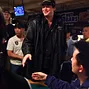Phil Hellmuth busting out of the Main Event