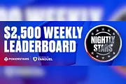 PokerStars on FanDuel Players Can Compete for Nightly Stars Leaderboard Prizes