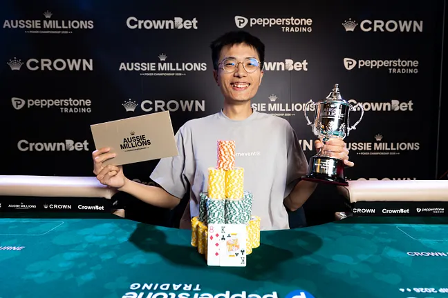 Gening Dai Wins $1,500 Aussie Millions Mystery Bounty