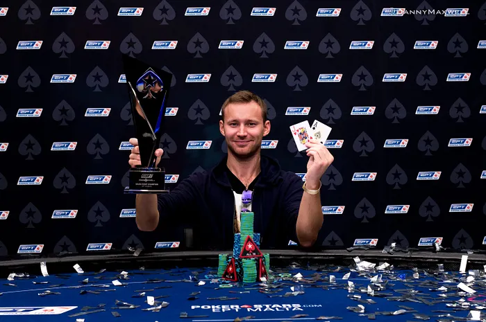 Dernier en début de finale, Aliaksei Boika remporte l'EPT Malta pour 355.700€ 0001
