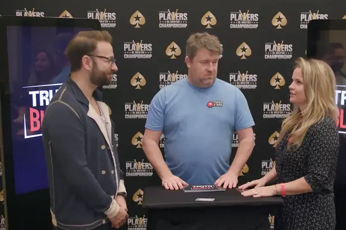 Daniel Negreanu, Chris Moneymaker, and Fatima Moreira de Melo