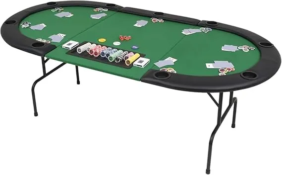 mesa de poker dobrável