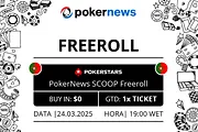 Queres jogar o SCOOP Main Event de GRAÇA? Participa nos Freerolls Exclusivos PokerNews!