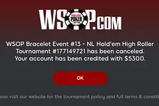 WSOP Canceled Event