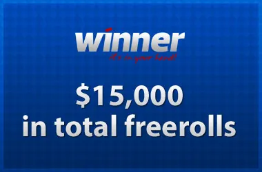Qualify Now for $15,000 in Freerolls on Winner Poker 0001