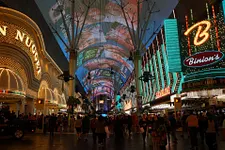 The "Fremont Street Experience" in Downtown Las Vegas
