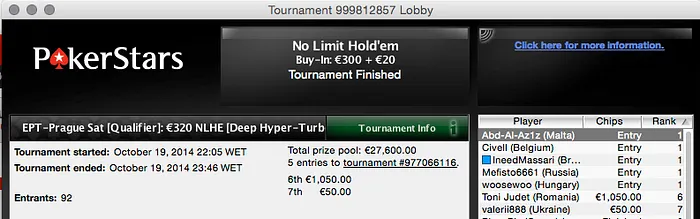 João Simão Ganha Vaga no EPT Praga e Waltinho 'terrific28' Oaquim no PCA 2015 101